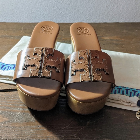 SOLD - TORI BURCH 'Ines' NIB - Wedge Sandals 5.5 - Picture 11 of 14